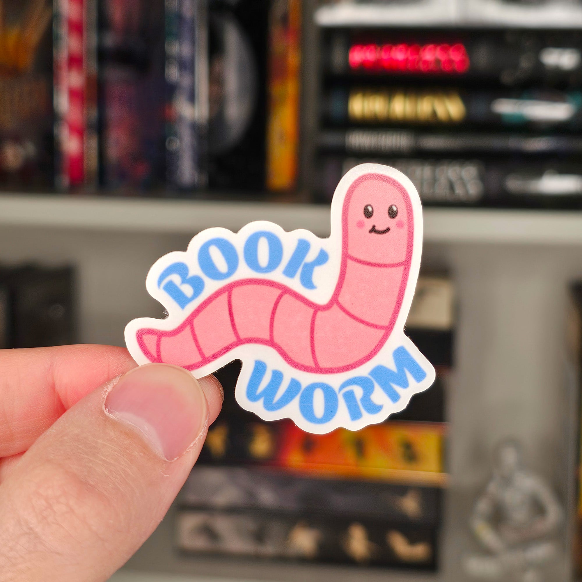 Book Worm Sticker