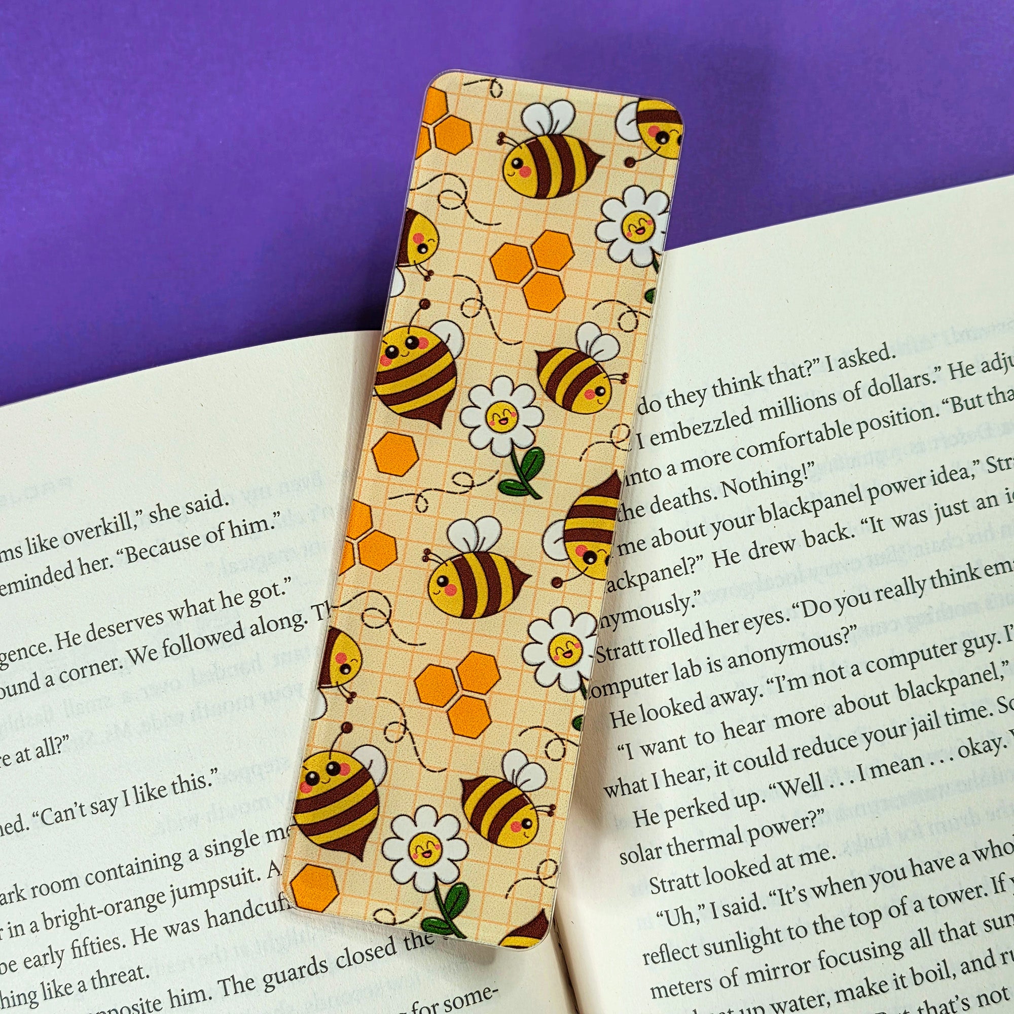 Bees In Bloom Bookmark