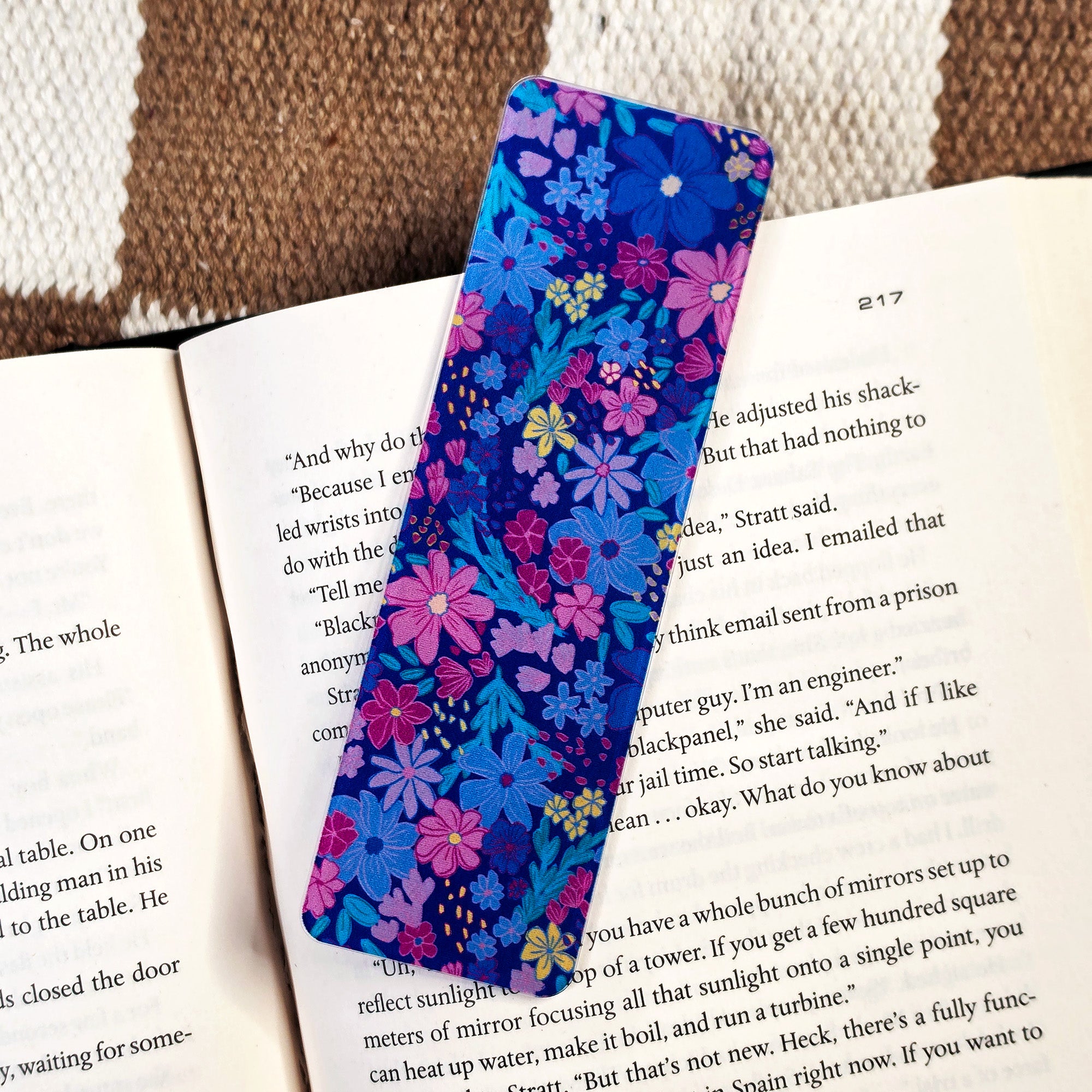 Berry Blossom Bookmark