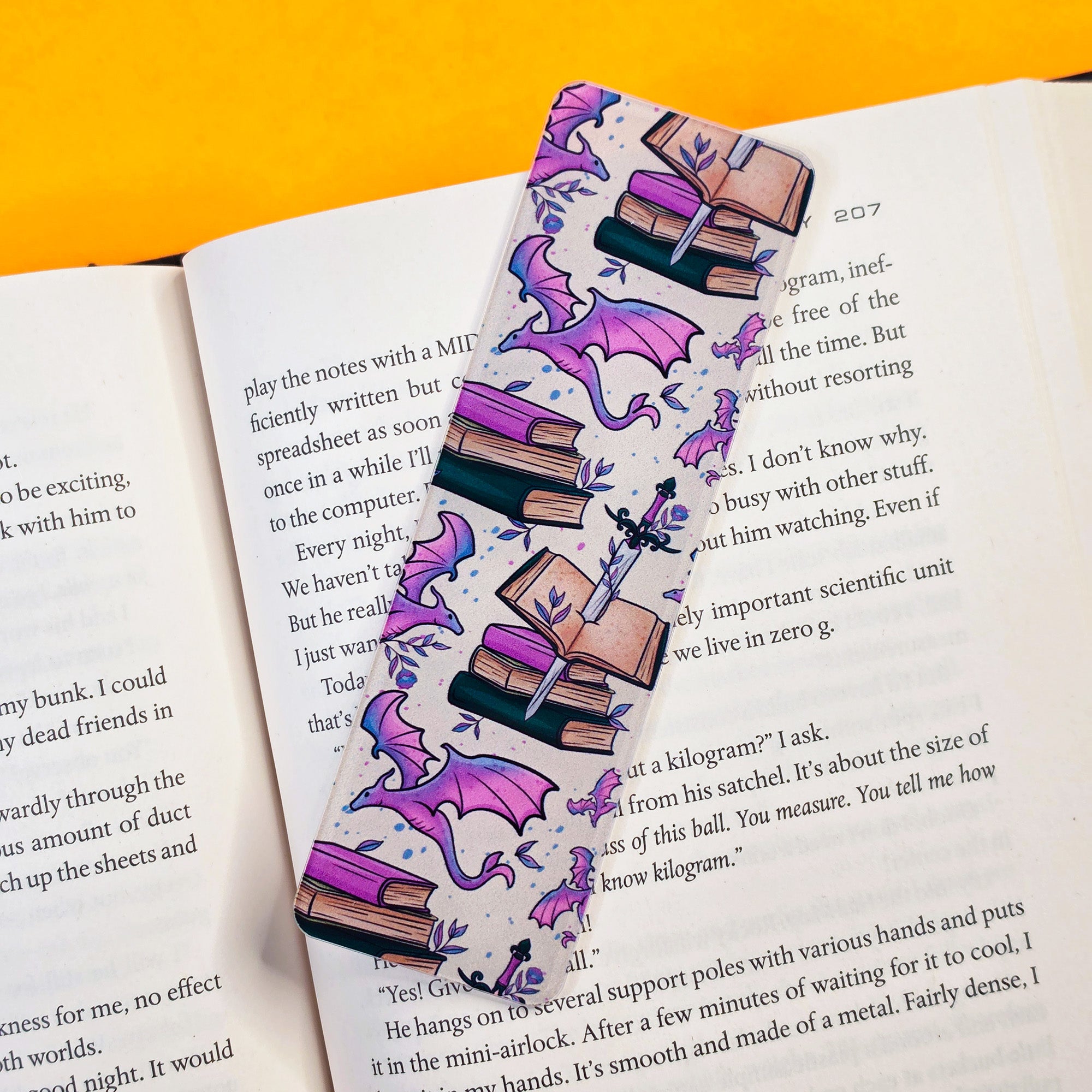 Blades and Books Bookmark