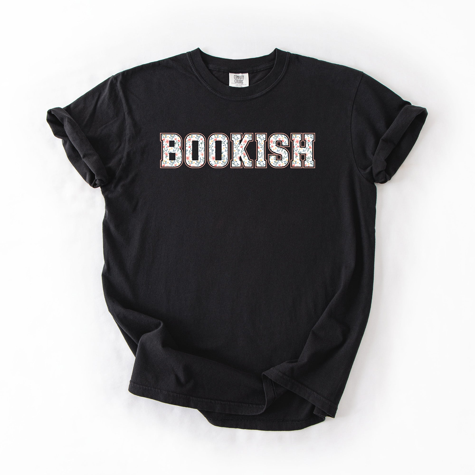 Bookish Floral - Comfort Colors T-shirt