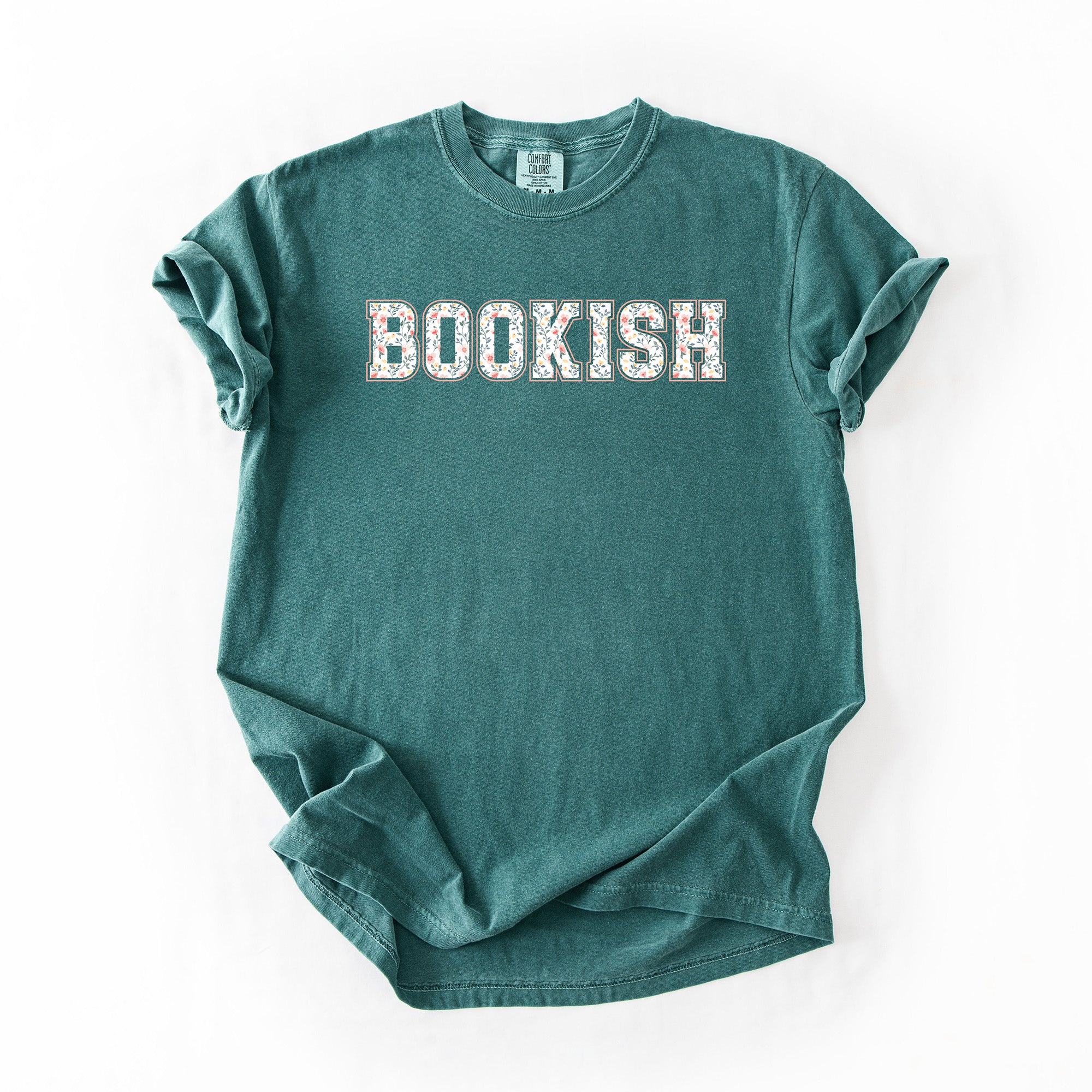 Bookish Floral - Comfort Colors T-shirt