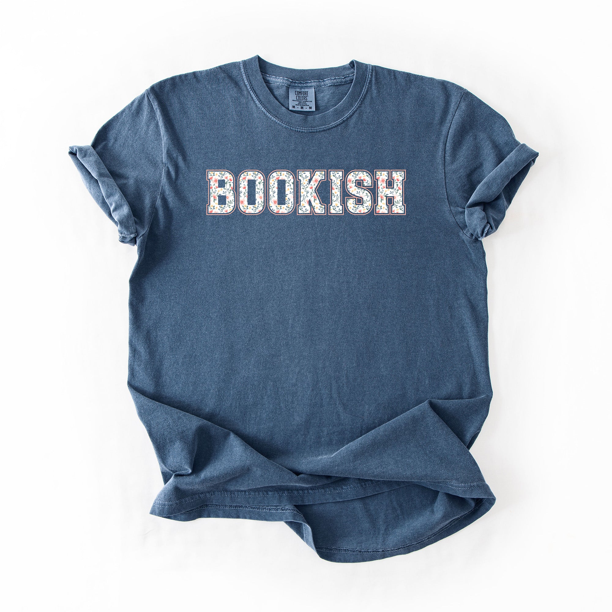 Bookish Floral - Comfort Colors T-shirt