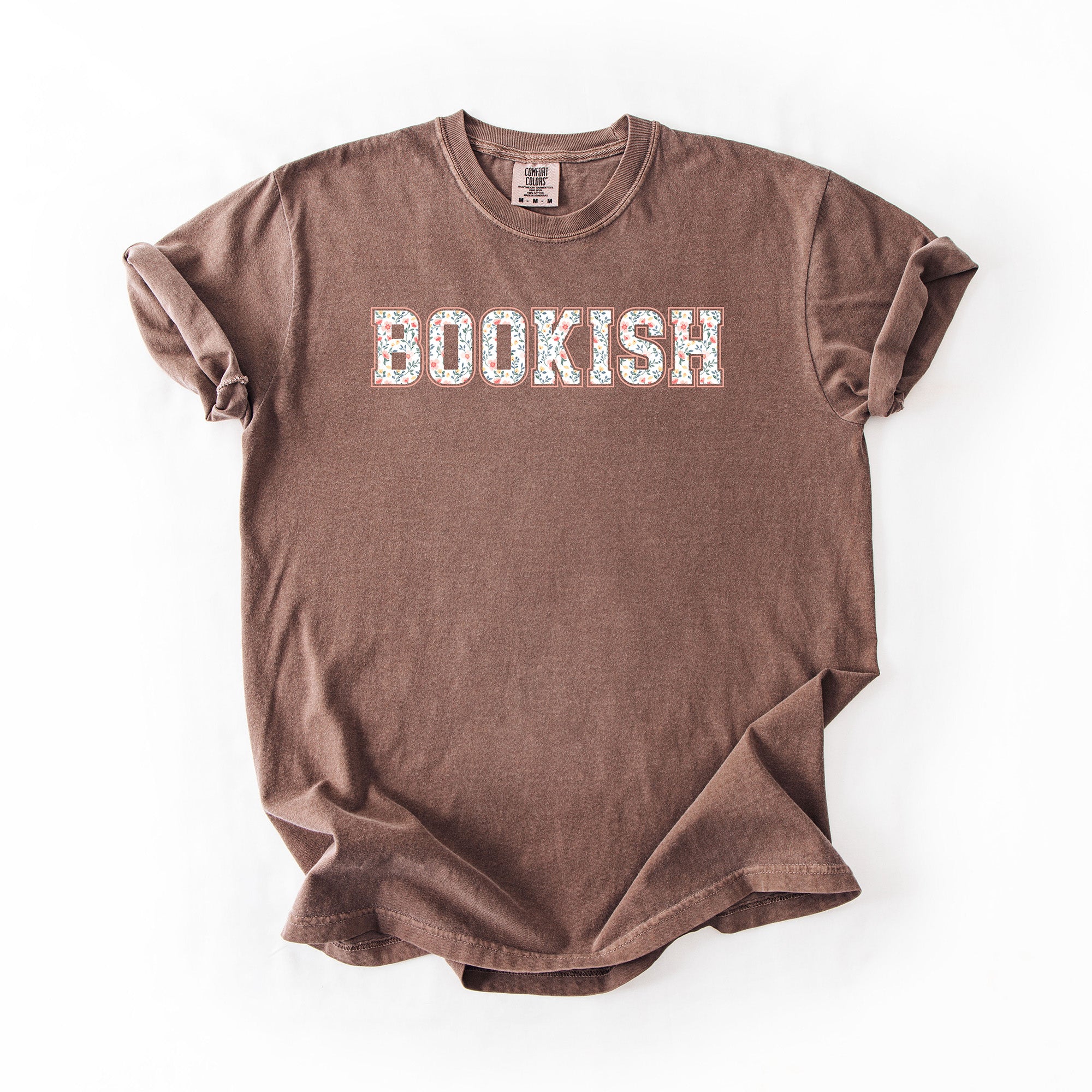 Bookish Floral - Comfort Colors T-shirt