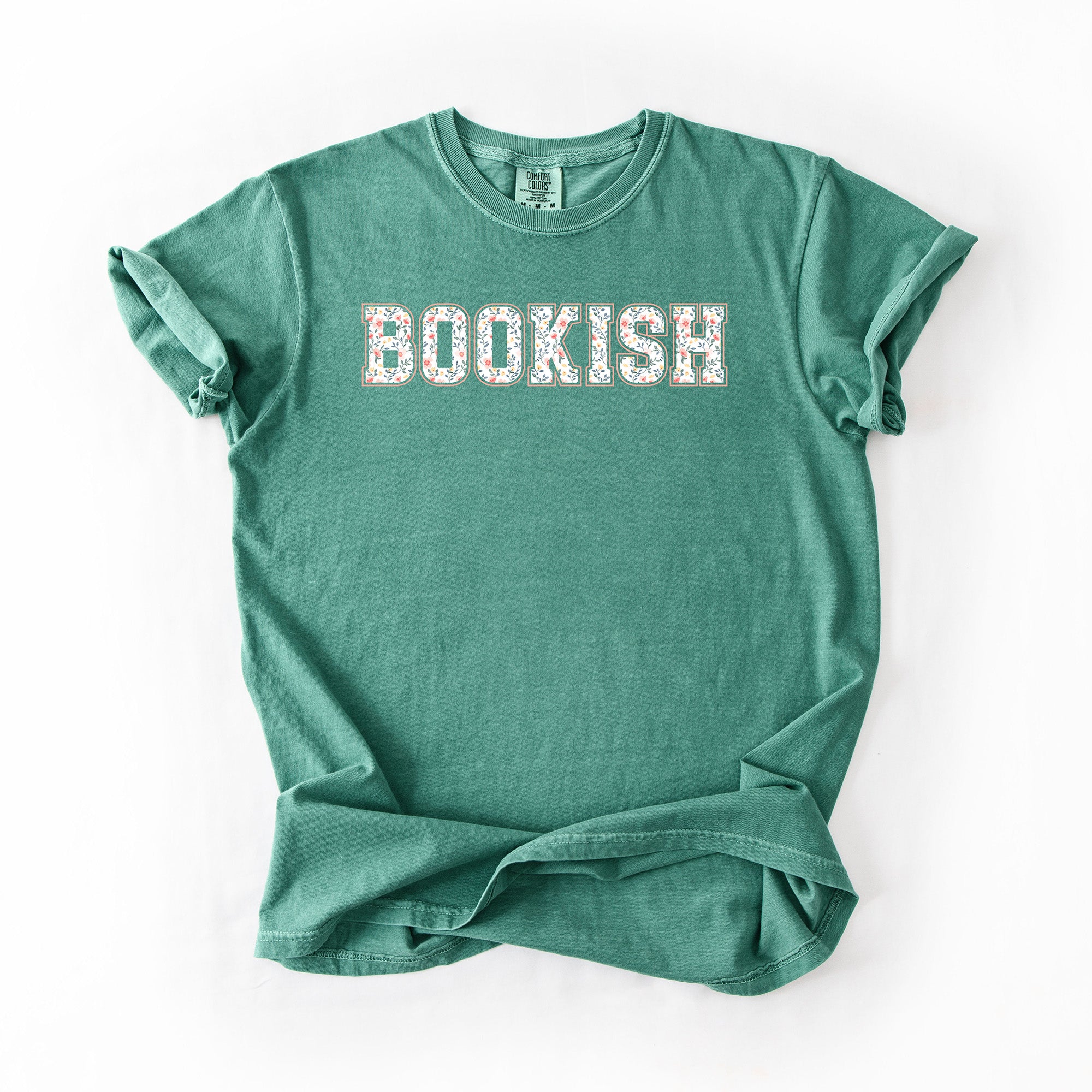 Bookish Floral - Comfort Colors T-shirt