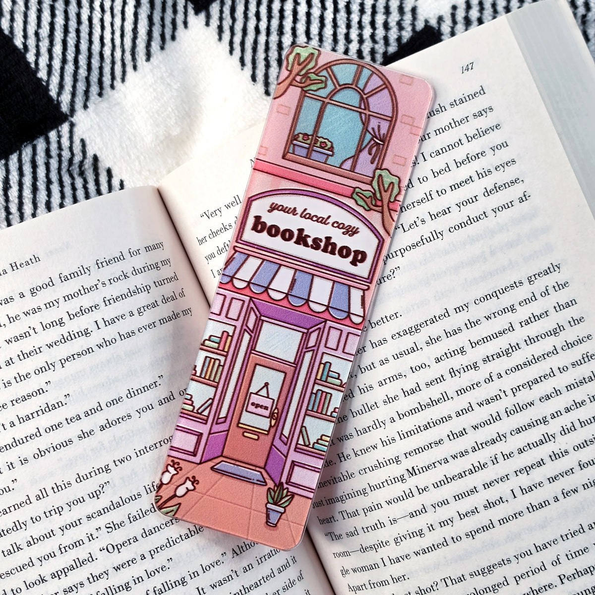 Cozy Bookshop Bookmark