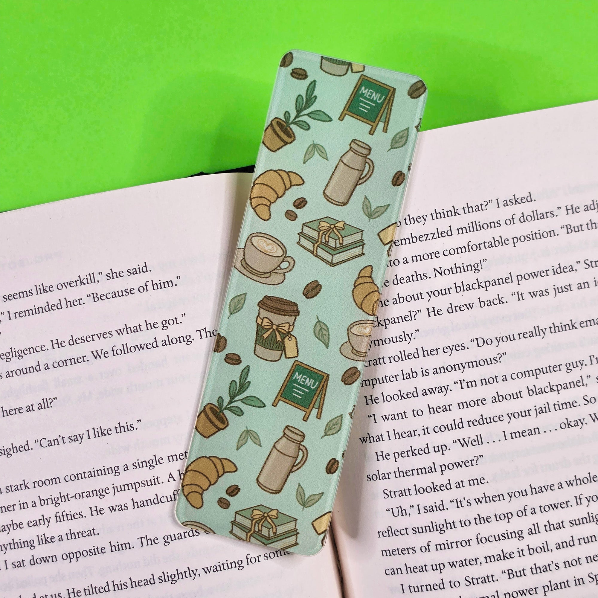 Cozy Cafe Bookmark