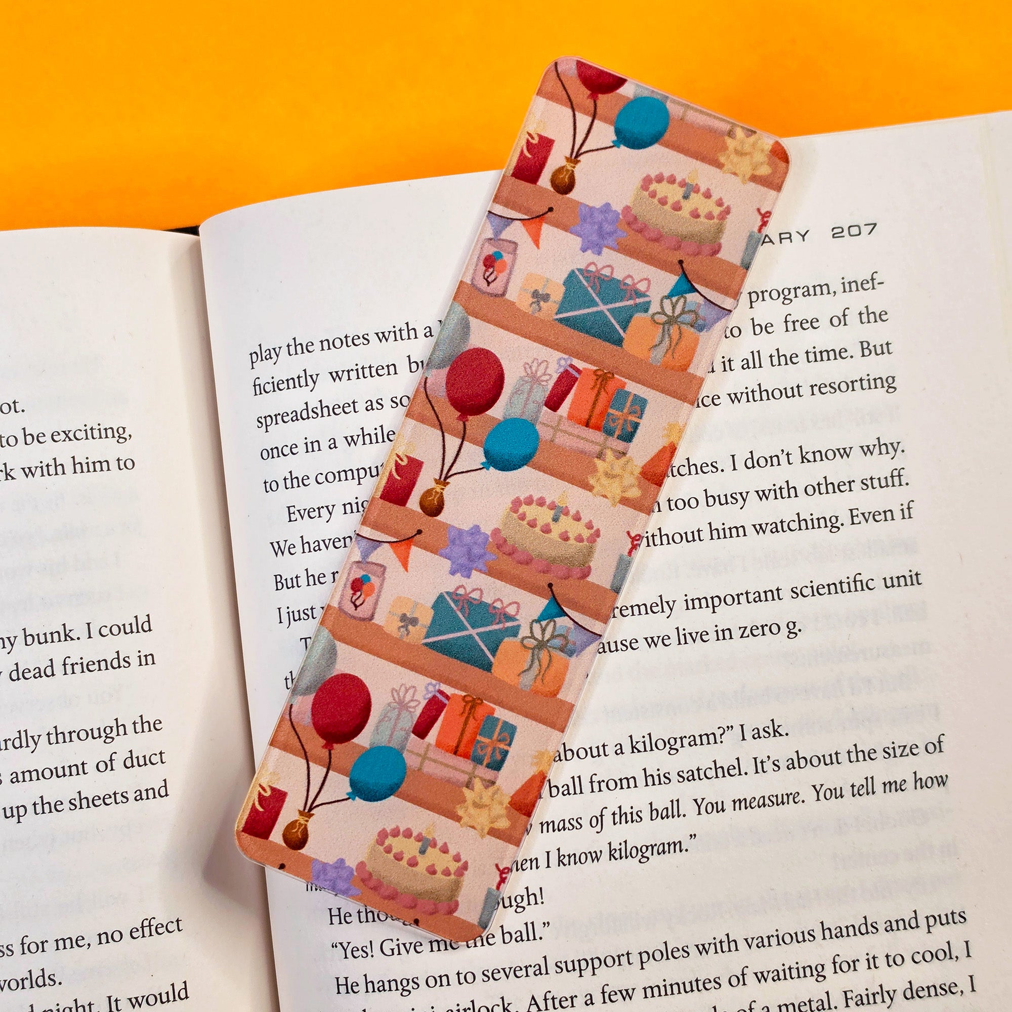 Birthday Bookshelf Bookmark