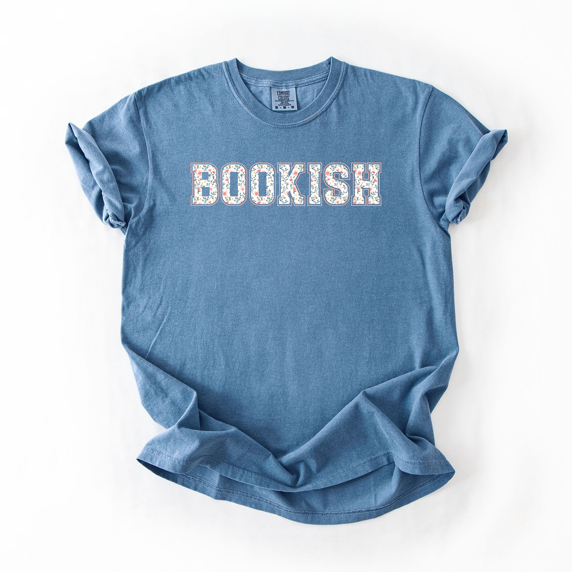 Bookish Floral - Comfort Colors T-shirt
