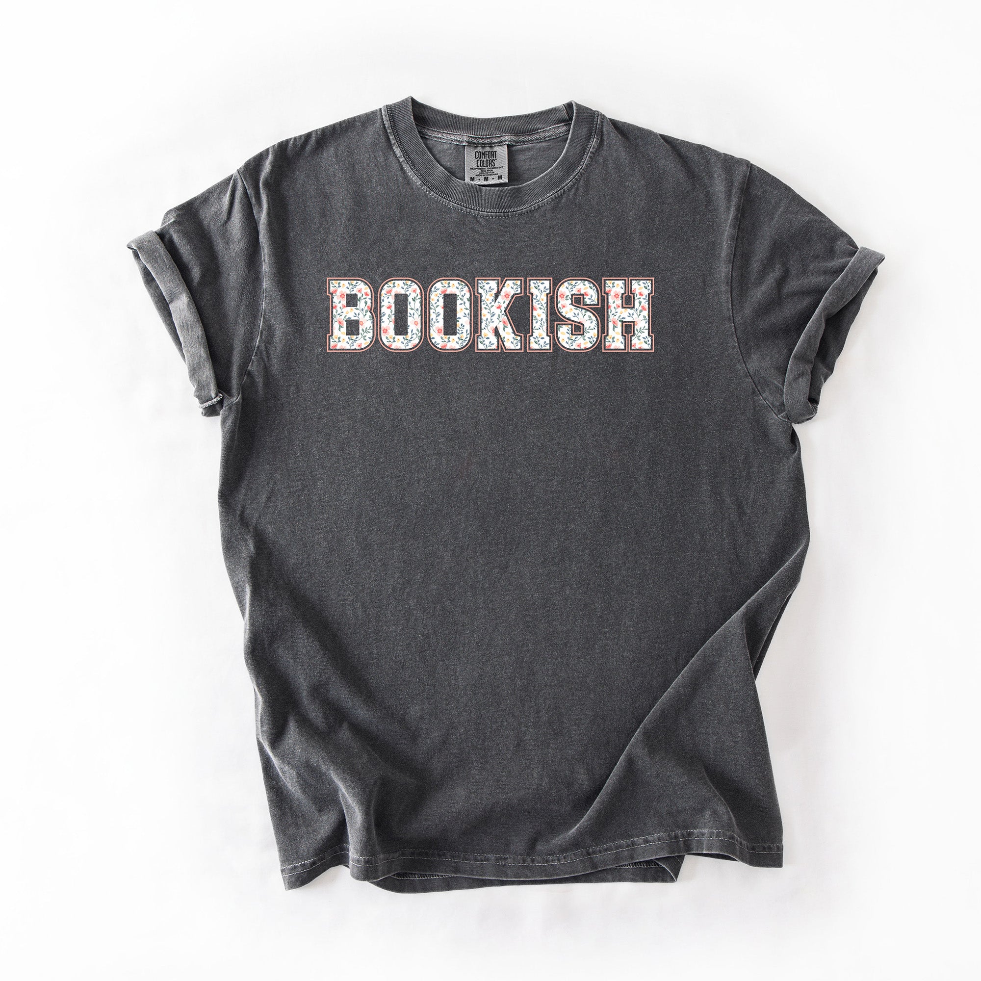 Bookish Floral - Comfort Colors T-shirt