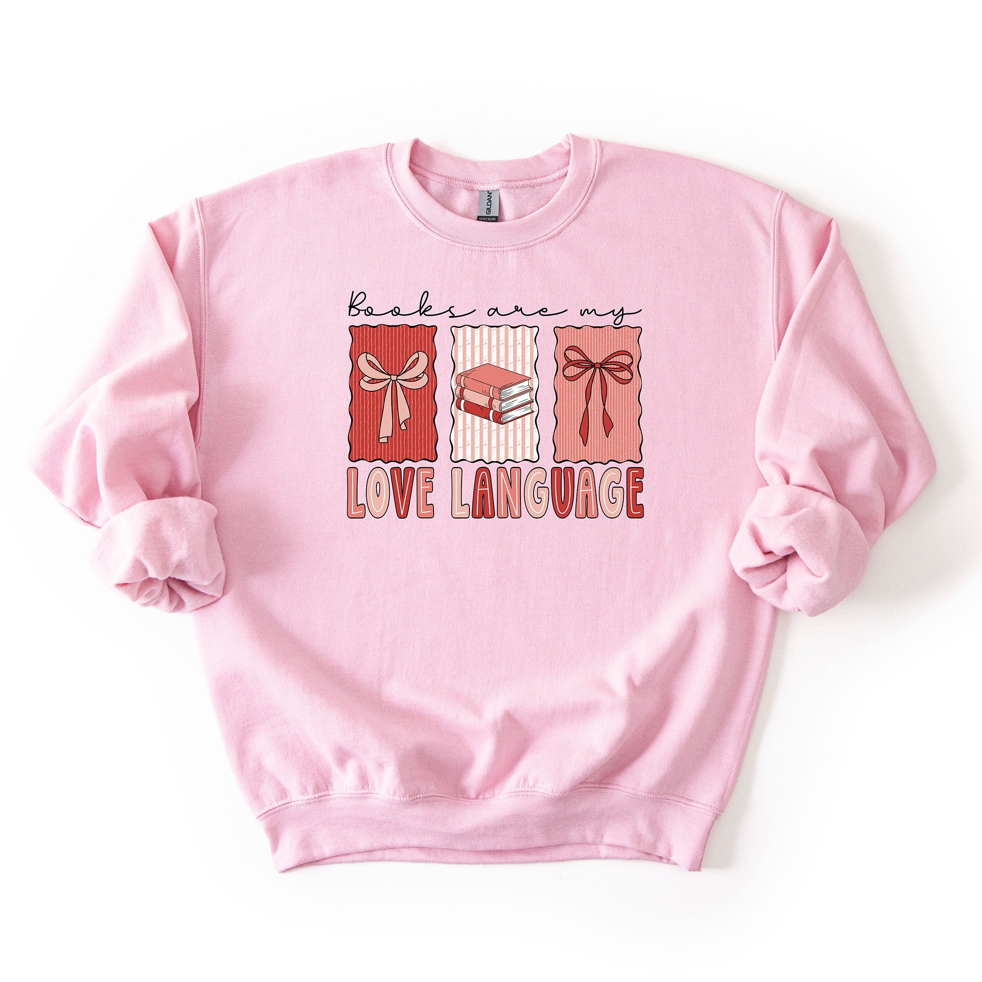 Books Are My Love Language - Crew Neck sweatshirt