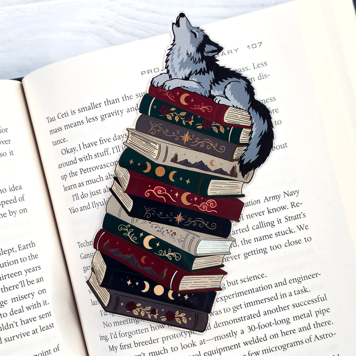 Wolf Bookstack Shapemark