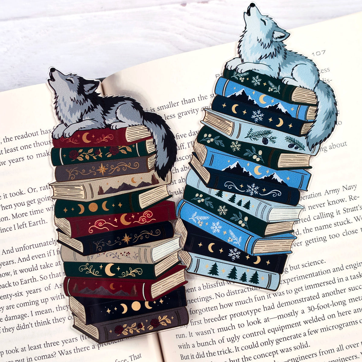 Wolf Bookstack Shapemark