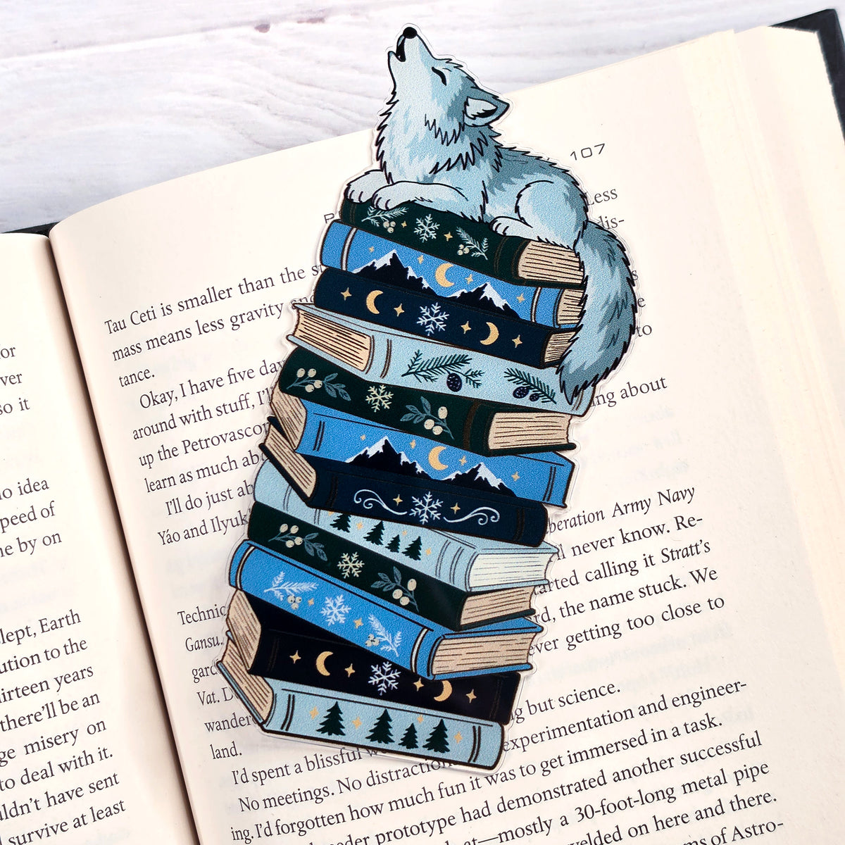 Wolf Bookstack Shapemark