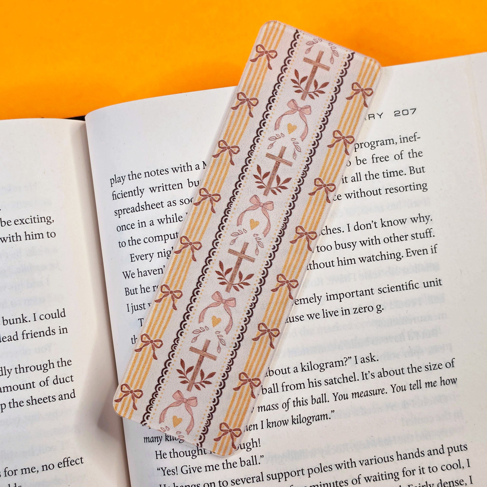 Coquette Crosses Bookmark