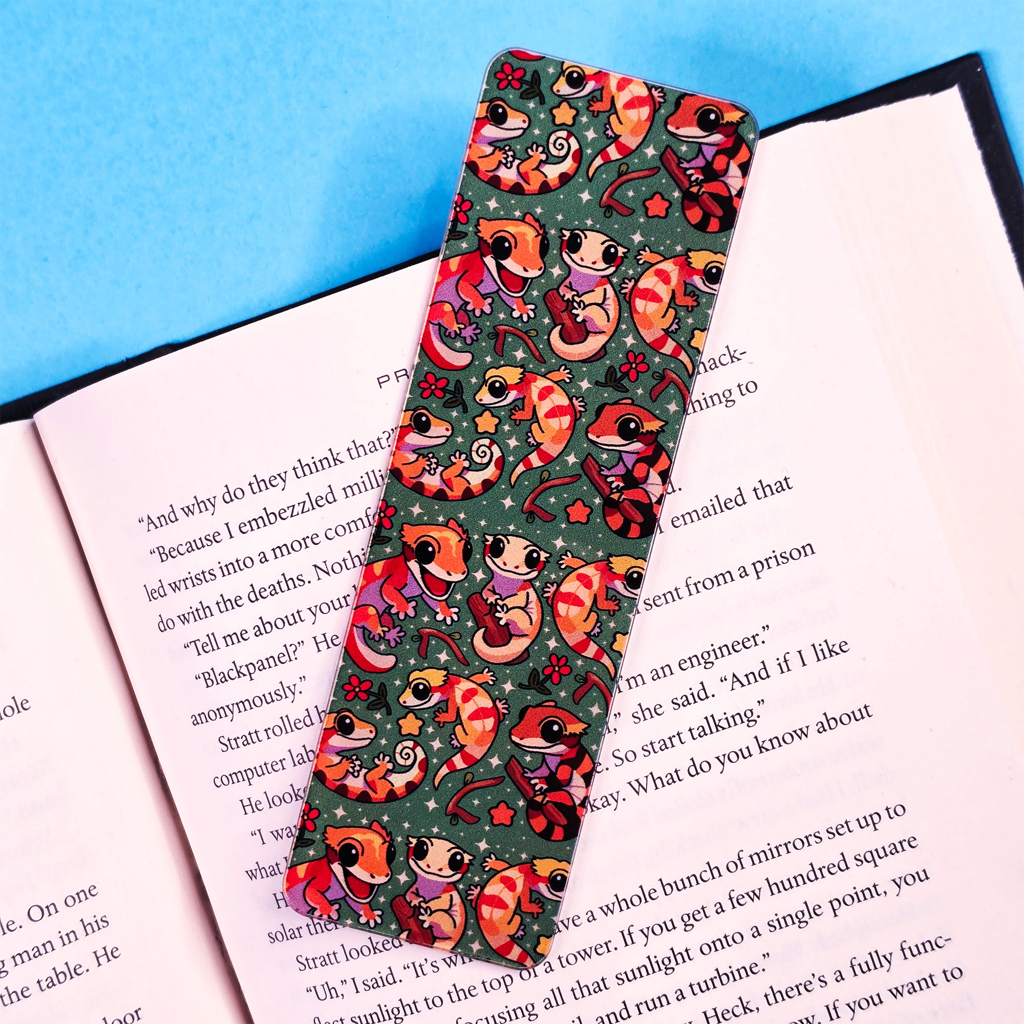 Cutesy Gecko Bookmark