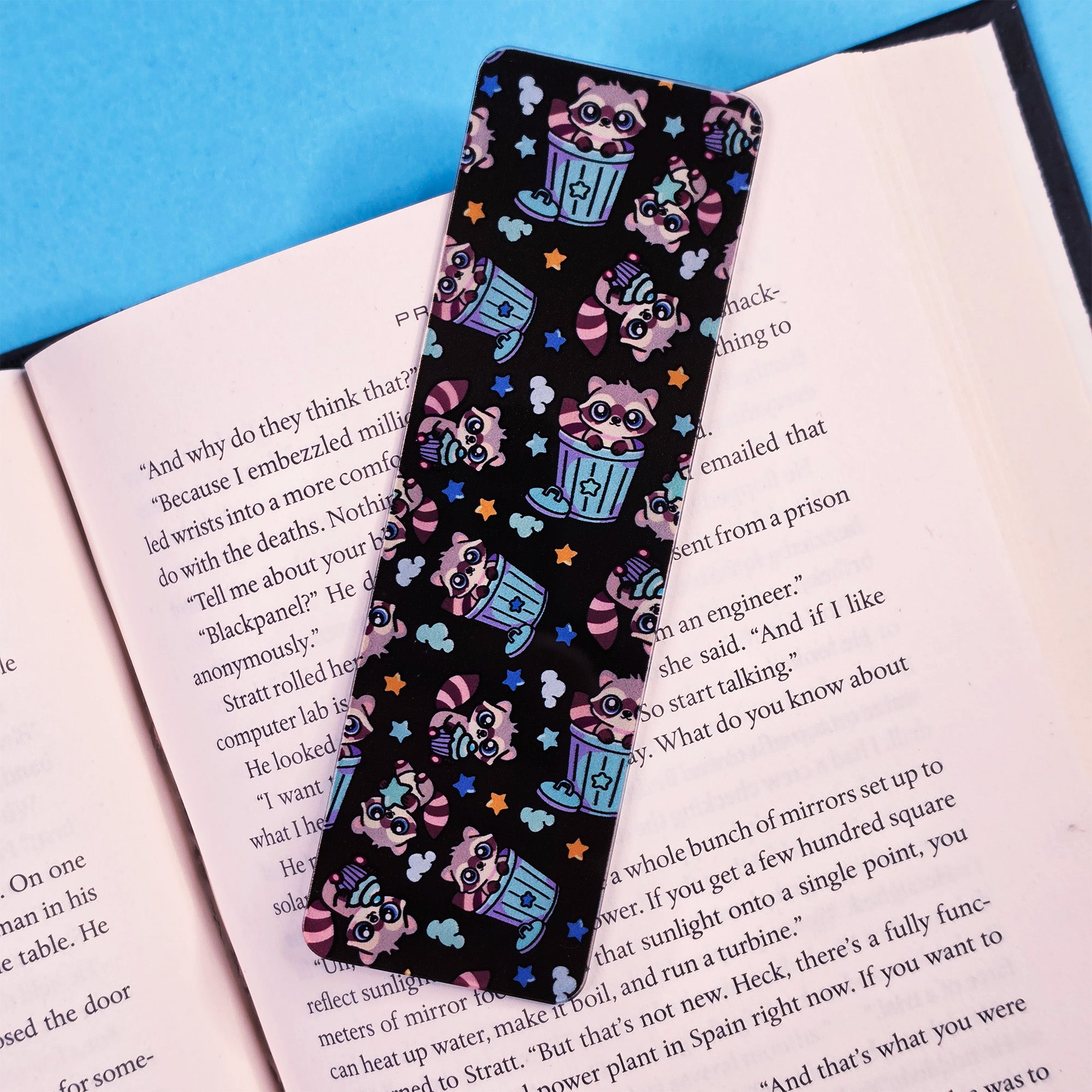 Cutesy Trash Panda Bookmark