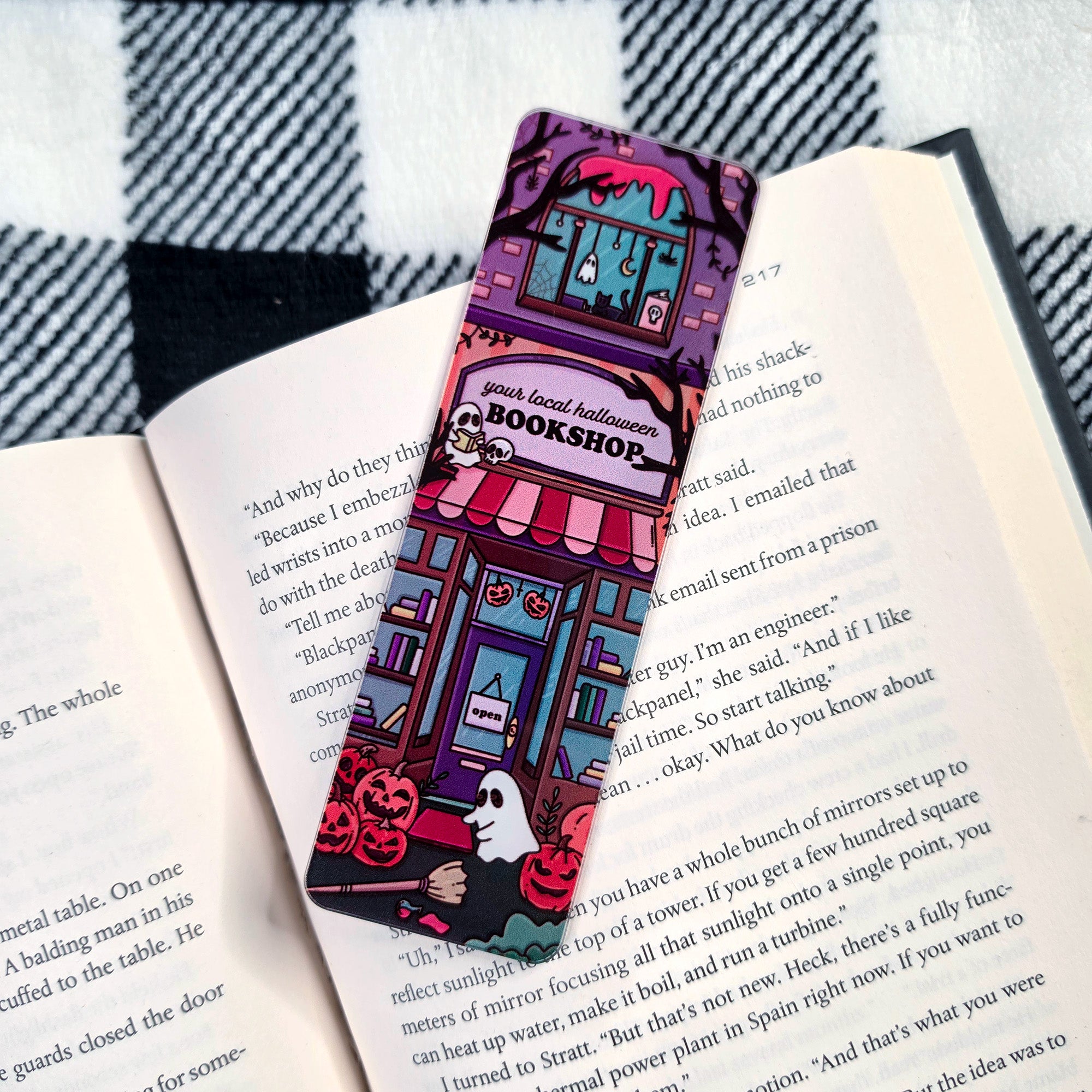 Halloween Bookshop Bookmark