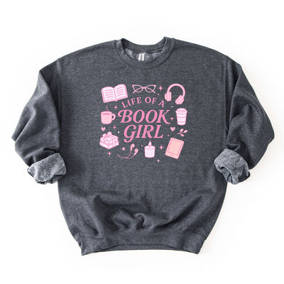 Life of a Book Girl Crew Neck Sweatshirt