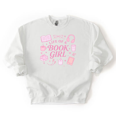 Life of a Book Girl Crew Neck Sweatshirt