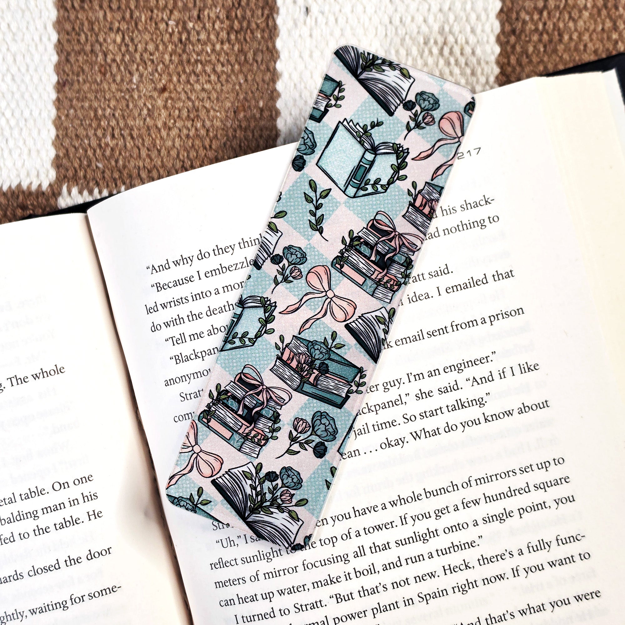 Mint To Be Bookmark