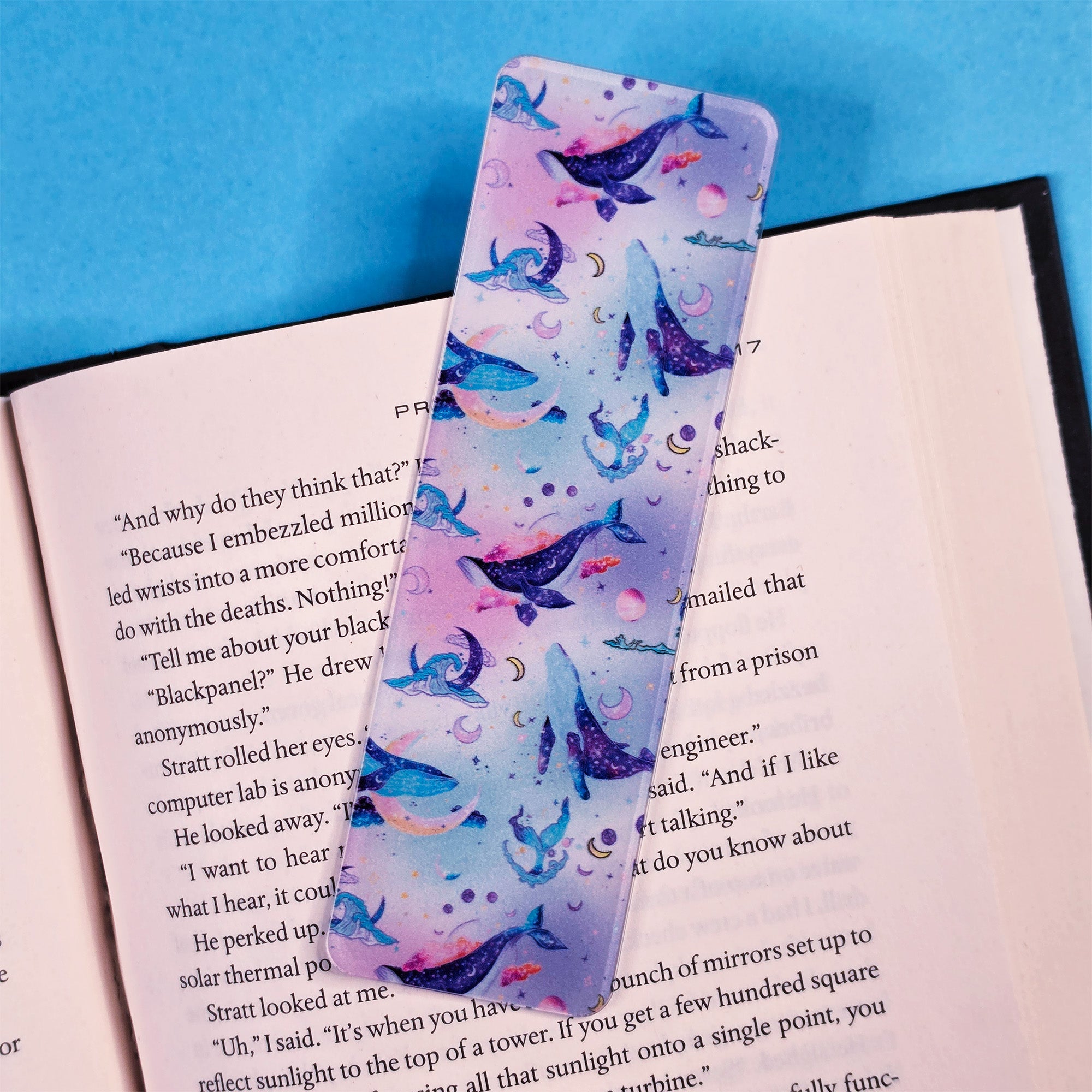 Mystical Whales Bookmark