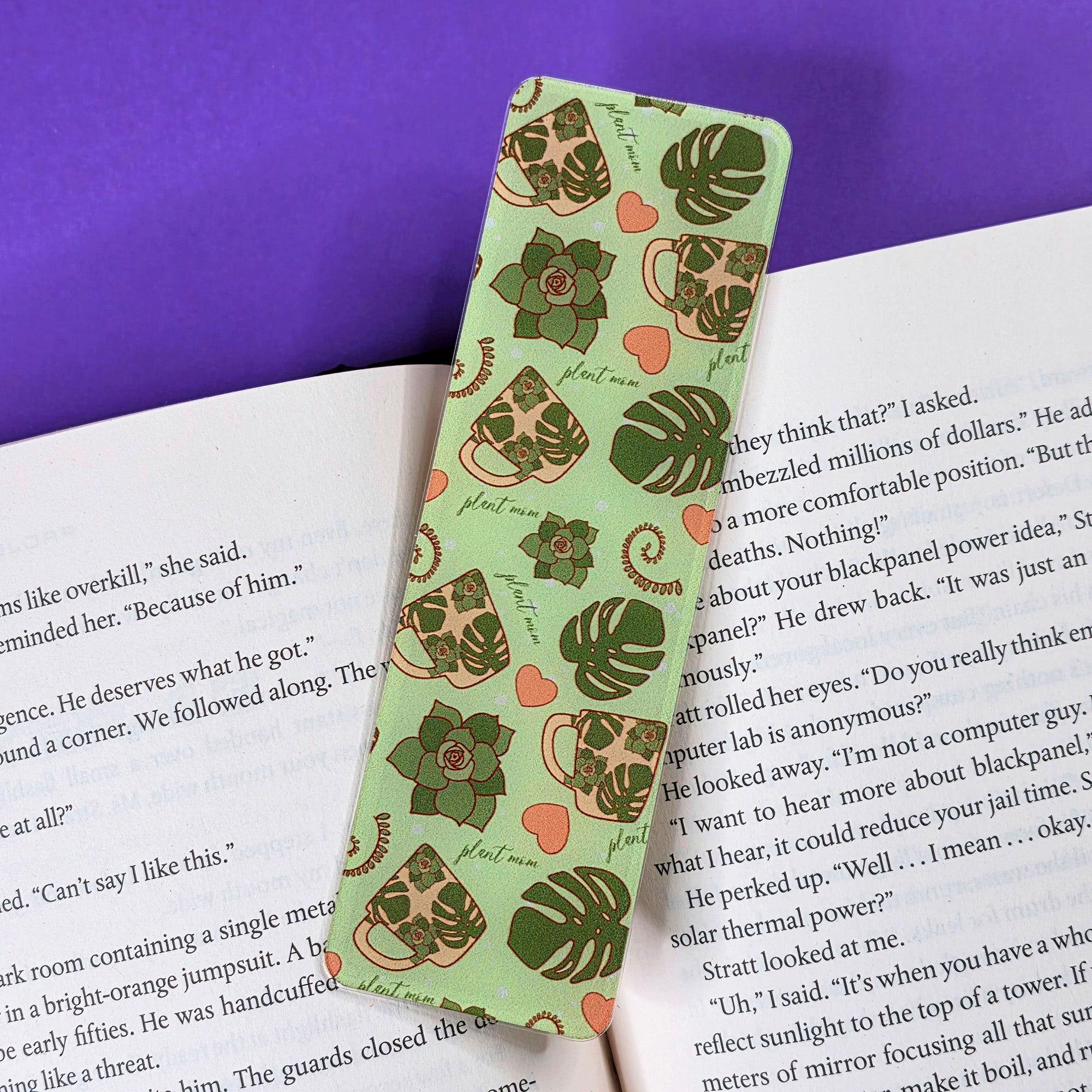 Plant Mom Bookmark