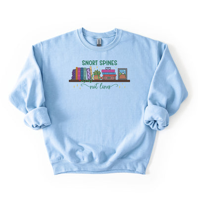 Snort Spines Not Lines - Crew Neck Sweatshirt
