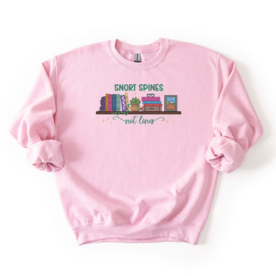 Snort Spines Not Lines - Crew Neck Sweatshirt