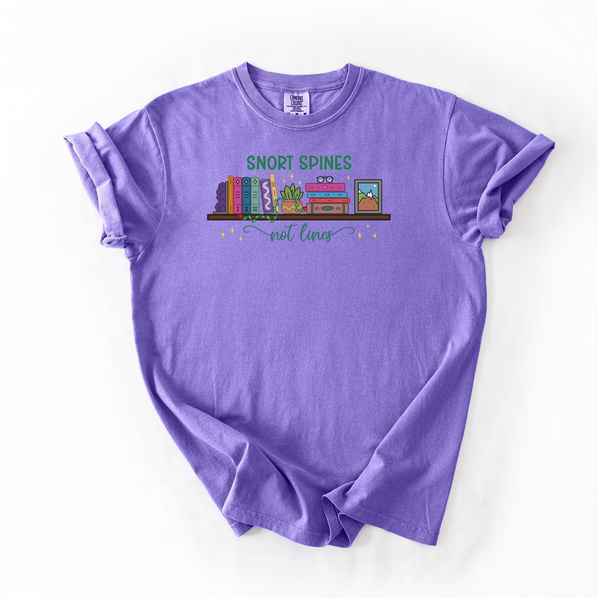 Snort Spines Not Lines - Comfort Colors T-shirt