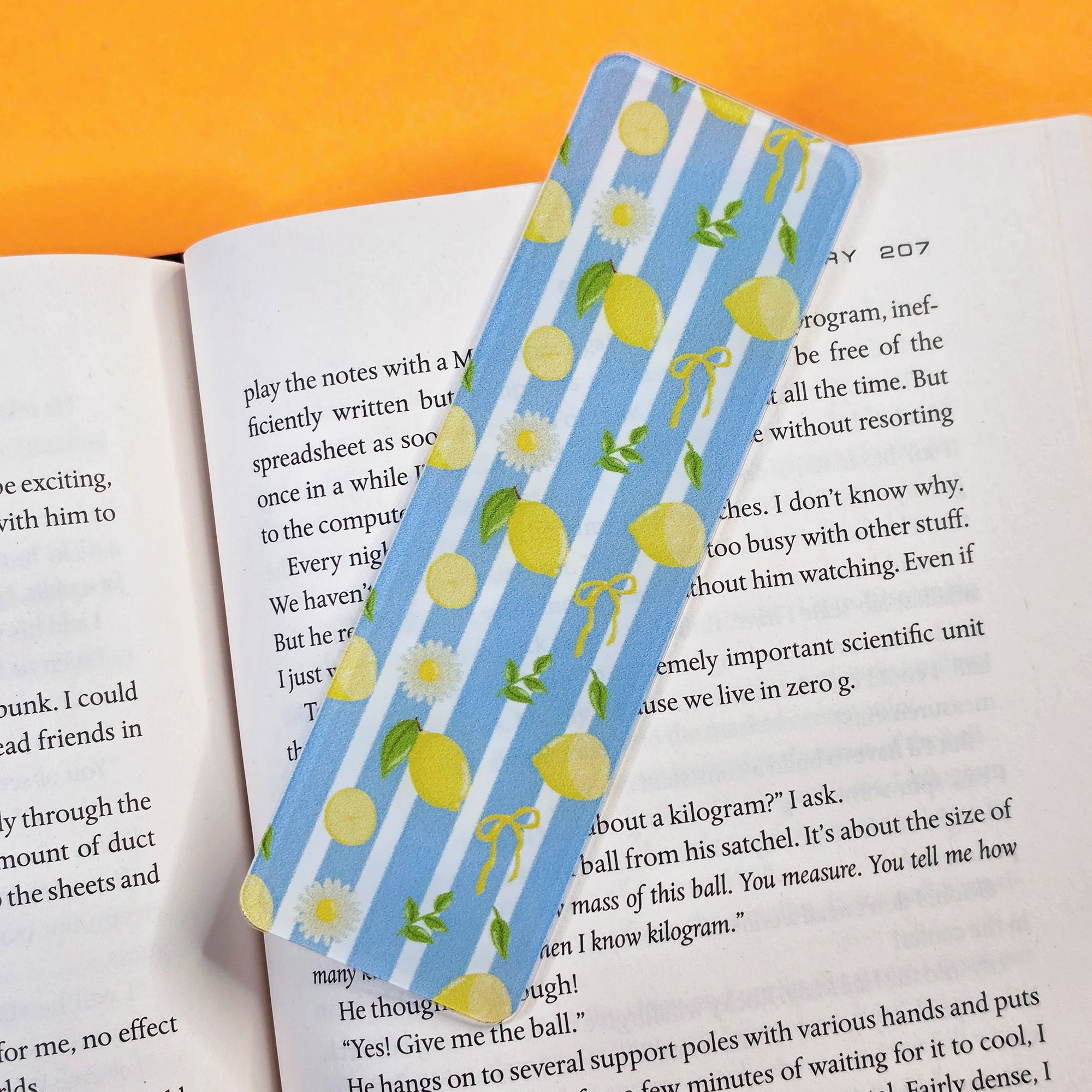 Summer Lemon Bookmark