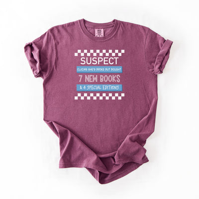Suspect Claims - Comfort Colors T-shirt